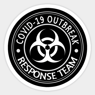 Covid-19 Outbreak Response Team Sticker